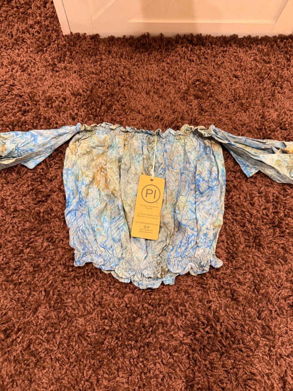 PIYOGA Off-the-Shoulder Top